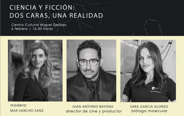 Sara García y Juan Antonio Bayona en un diálogo sobre ciencia en Valladolid